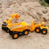 Engineering Children Car Fall Resistant Excavator Stirring Truck Boy Toy Beach