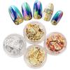 12pcs Nail Art   Paillette Flake Chip Foil Acrylic UV Gel Paper Decor