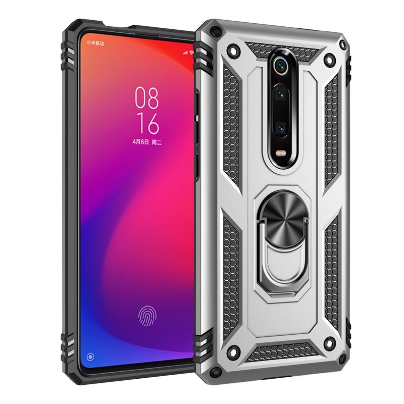 Жесткий защитный чехол с подставкой для Xiaomi Redmi K20 K30 Note 8T 8 7 Pro 8A 7A Mi 9 9T CC9 A3 Lite Note10 Play, противоударный чехол