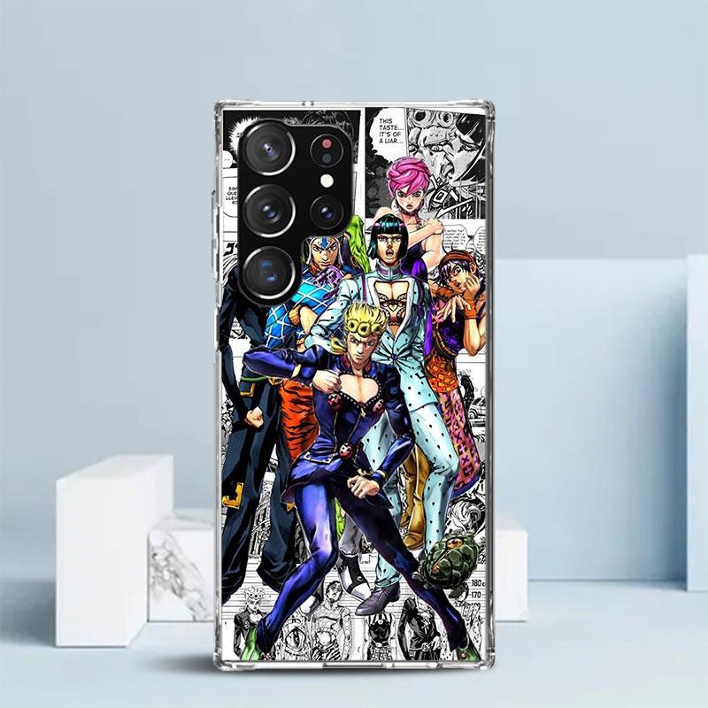 Чехол для телефона JoJo's Bizarre Adventure Golden Wind Для Samsung Galaxy S24 S25 Edge S26 Ultra S22 S23 Plus S21 + S20 FE Мягкий ТПУ Задняя панель