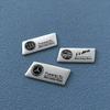 BQAZ9 1.6x4cm Aluminium Car Emblem Stickers Decor Decals Interior For Mercedes Benz AMG Brabus Maybach Smart W203 W206 W108 W124 W126