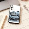 Чехол для телефона I30N Blue Cars для Samsung Galaxy A73, A72, A71, A70, A53, A52, A51, Другие Мягкий Черный Корпус