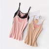 Thermal Undershirt Female Thickened Padded Fit Slim Winter Undershirt Sling Bottoming Shirt Chest Warm Underwear V-neck