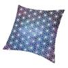 Sacred Geometry Flower Of Life Throw Pillow Case 45*45cm for Living Room Sofa Geometric Mandala Cushion Cover Velvet Pillowcase