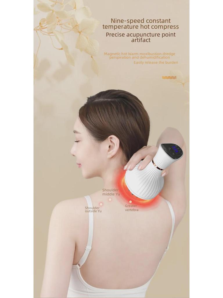 Electric Meridian Brush: Full Body Massage & Slimming Heat Scraping Tool