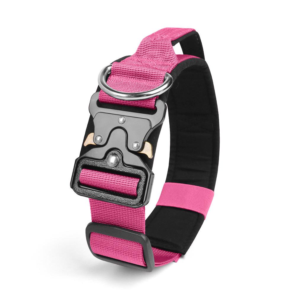 Explosion-Proof & Pull-Resistant Tactical Dog Collar for Medium & Large Dogs.