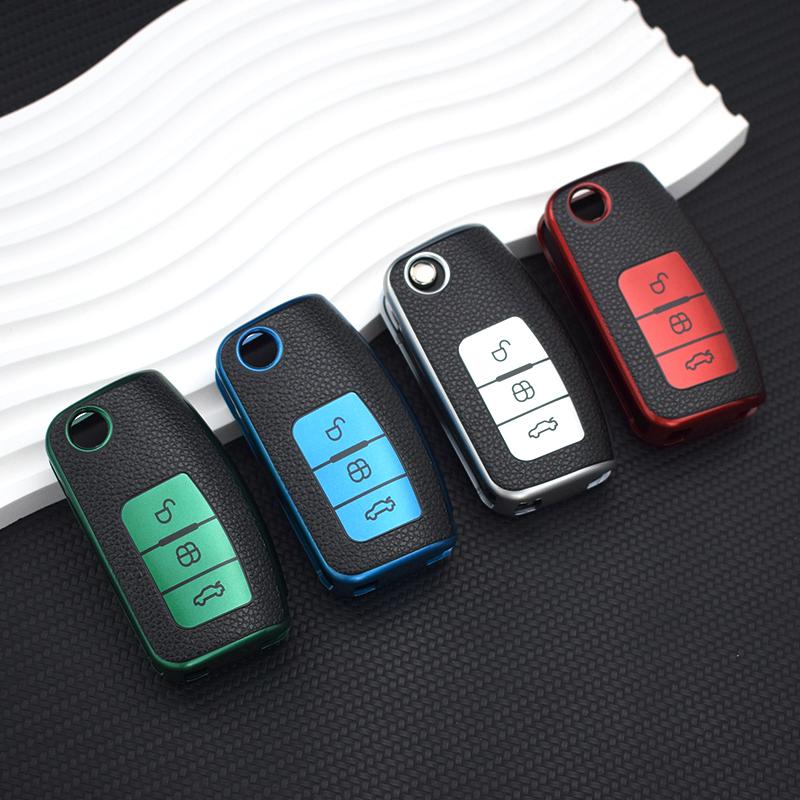 Чехол для ключей из ТПУ для Ford Fiesta Focus 2 Ecosport Kuga Escape Falcon B-Max C-Max Eco Sport Galaxy Key Bag Shell Holder