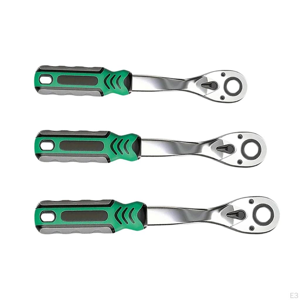 72 Tooth Ratchet Handle Drive Ratcheting Removal Tool Quick Portable Garage