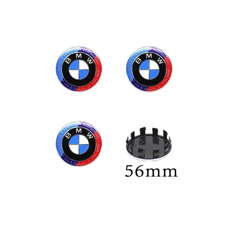4pcs 68mm 56mm Wheel Center Cover Wheel Hub Center Integrated Cover Logo For BMW E36 E46 E90 E60 E39 F30 F20 X5 E70 E53 G30 E91