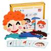 Interactive Play Toy Childrens Emotion Recognition Game Soft Felt Face Parts For Creative Fun