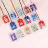 Omamori Pray Lucky Charm Japanese Prayer Couple Keychain Chinese Pendant Friend Kid Gift