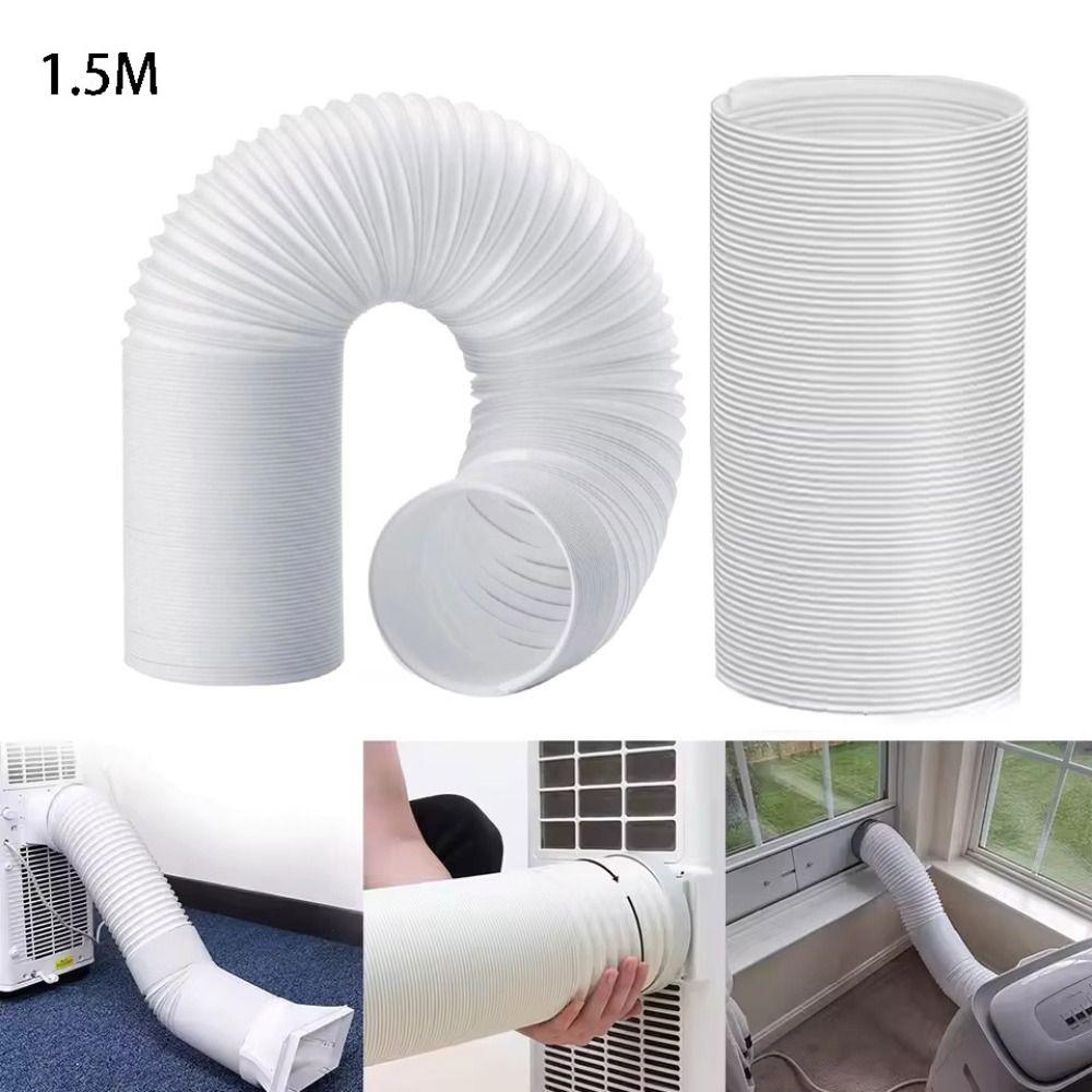Flexible Hose Portable Ac Hose Connector Extra Long Pipe Air Conditioning Pipe Exhaust Vent