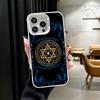 Символ Звезда Давида Мягкий чехол для телефона iPhone 15 16 17 Pro Max 17Air 16E 14 Plus 13 12 Mini Ударопрочная задняя крышка