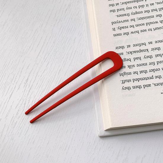 Французская палочка для волос U-образной формы, большая заколка для густых длинных волос, металлическая шпилька, декоративная надежная фиксация, держатель для пучка