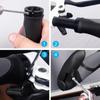 Велосипедные ручки для руля Mtb, аксессуары, складные ручки для велосипеда, ручки с двусторонней фиксацией, нескользящие резиновые рожки, тиски
