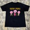 VTG Foster The People Band Collection Album Black All Size Shirt QQ1574