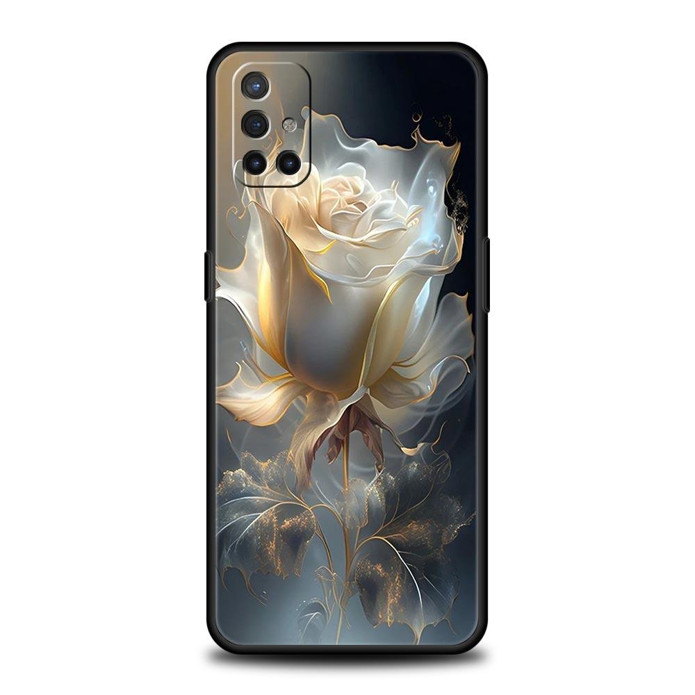 Чехол для телефона для Oneplus 13R 12R 10R 13 12 11 10T Nord N100 N10 Z N30 CE 3 2 2T Pro Lite 5G Мягкий ТПУ Чехол Золотой Розовый Сердце Любви