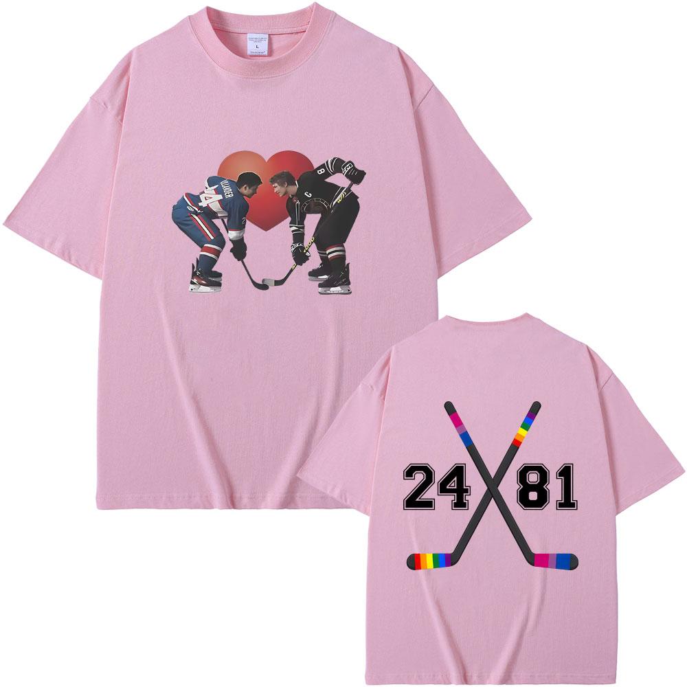 Heated Rivalry Shane Hollander Ilya Rozanov Hollanov 2481 Tshirt Men Women Clothing Oversized Tshirt Male Vintage Casual Tees