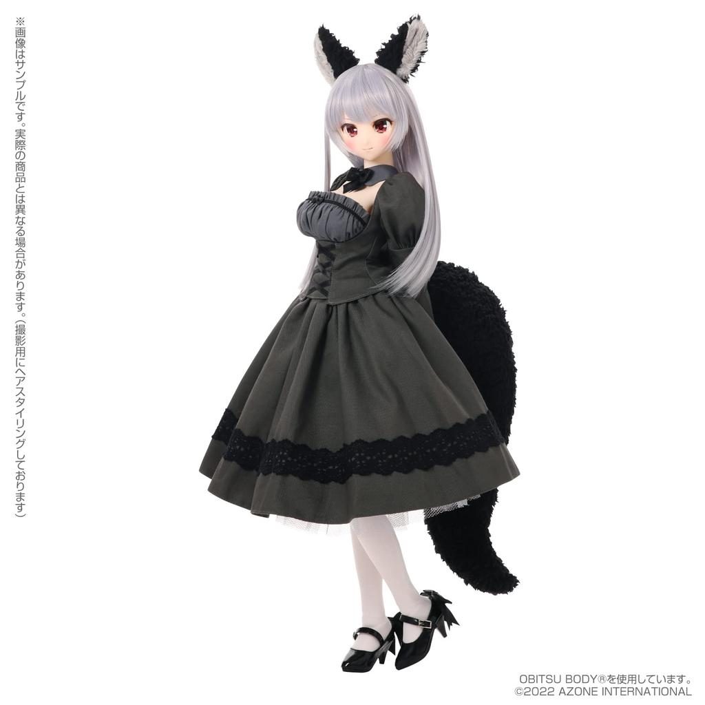 Azone International Iris Collect Layla Welcome To Mofumofu Full Moon Wolf Maid Scale Soft Vinyl Head Figure Collector Scale Doll Cafe Ver. 1/3