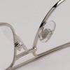 [Burberry] Eyeglass Frames BE1391 1005 Double-Bridge Silver Metal Frames for Women and Men
