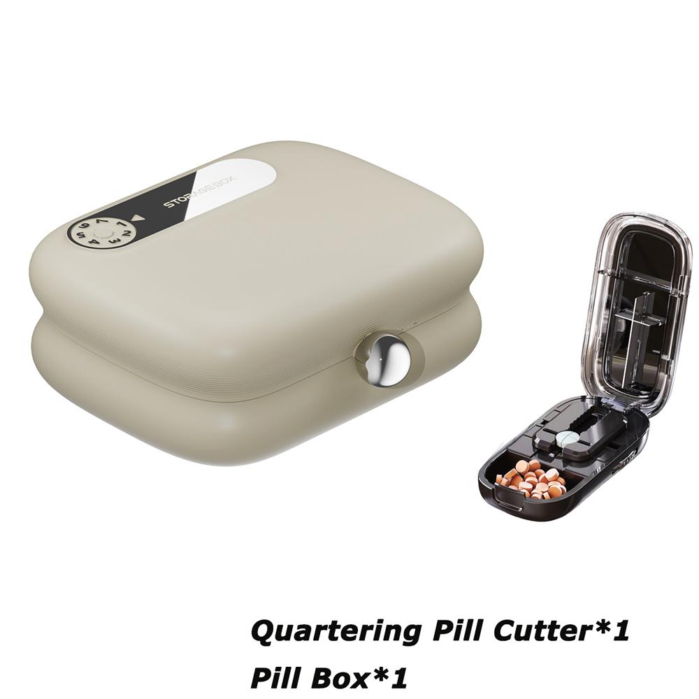 Travel Pill Organizer 7 Compartments Portable Pill Case, Daily Pill Box to Hold Vitamins, Small Pill Container for Pocket Purse