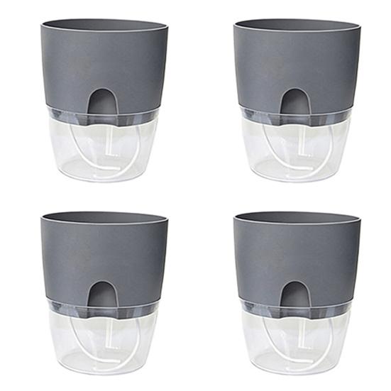 Цветочный горшок Yousheng с дренажными отверстиями, отверстием для залива воды, автоматическим самополивом, гидропонным цветочным горшком, прозрачным основанием, гидропонной посадкой