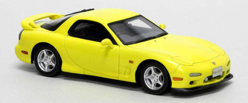 Hi Story MAZDA Infini TYPE R Competition Yellow Mica Finished Product 1/43 RX-7 (1991)