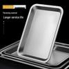 Wuhe Stainless Steel Rectangular Prep Tray (Set of 2)