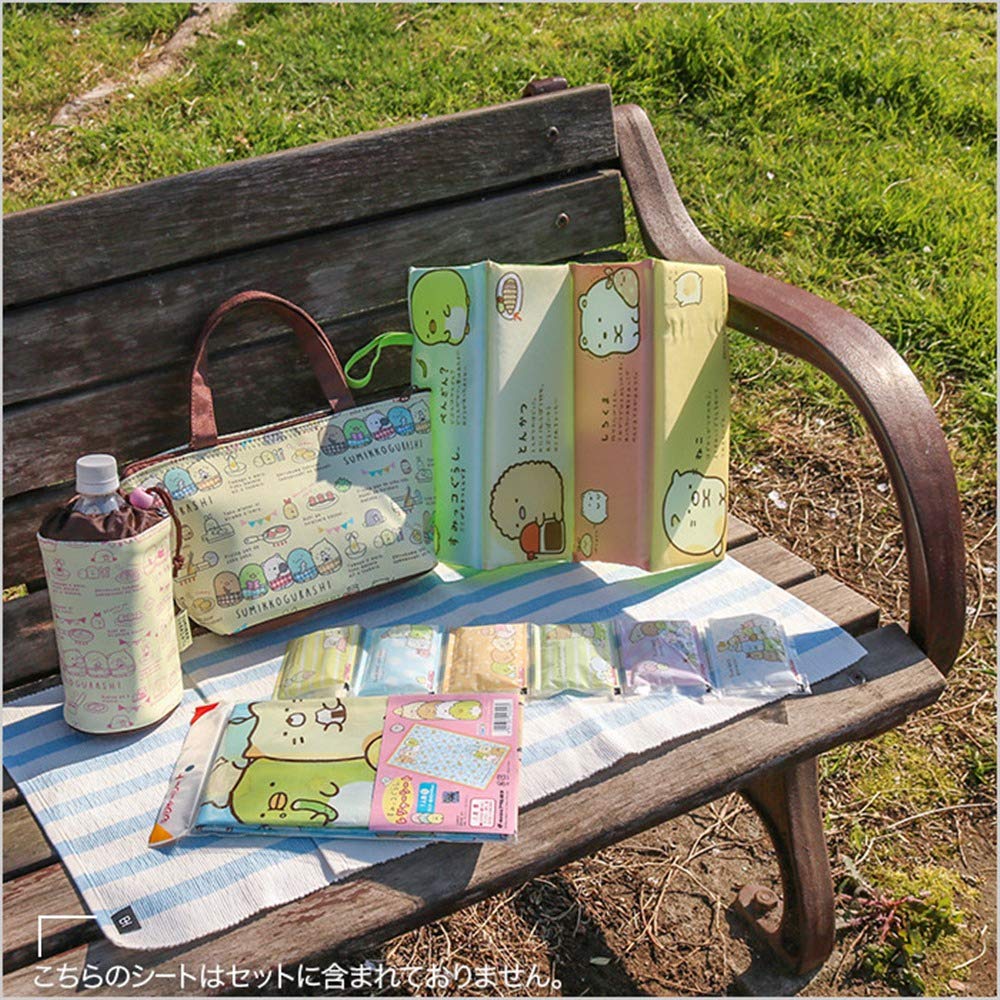 Asahi Koyo Sumikko Gurashi PET Bottle Holder, 500ml Capacity, Bottle Cover, Beige, Aluminum-Vaporized Interior, SK-P17