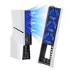 Cooling Fan for New PS5 Slim KIWIHOME Cooling for PS5 Slim Cooling Fan for PS5 Slim Automatic Temperature Detection Adjustable Wind Speed LED Light