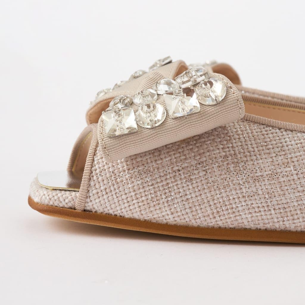 Туфли на низком каблуке, модель 131025200009 [Diana], Япония, белые, цвета слоновой кости, 22,5 см,