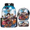 One Piece One Piece Школьная сумка Luffinica Морской король Школьная сумка для ученика Набор рюкзаков