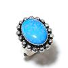 Blue Triplet Opal Gemstone 925 Sterling Silver Gift Jewelry Ring Size 8