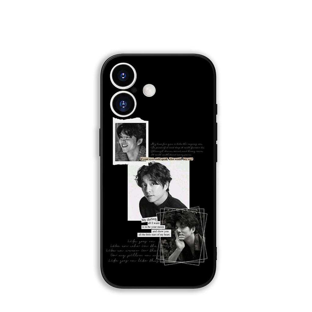 Чехол для телефона Постер Гон Ю K POP Чехол для Apple iPhone 16 15 14 Plus 13 12 Mini 17 Pro Max + ProMax 16E Air 15+ Чехол