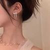 Изысканные медные серьги-кисточки с цирконами и бантом - Роскошный стиль, универсальный и высококлассный дизайн для женщин