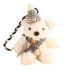PP Cotton Stuffed Bear Pendant Scarf Bag Decoration Bib Bear Plush Key Chain  Children