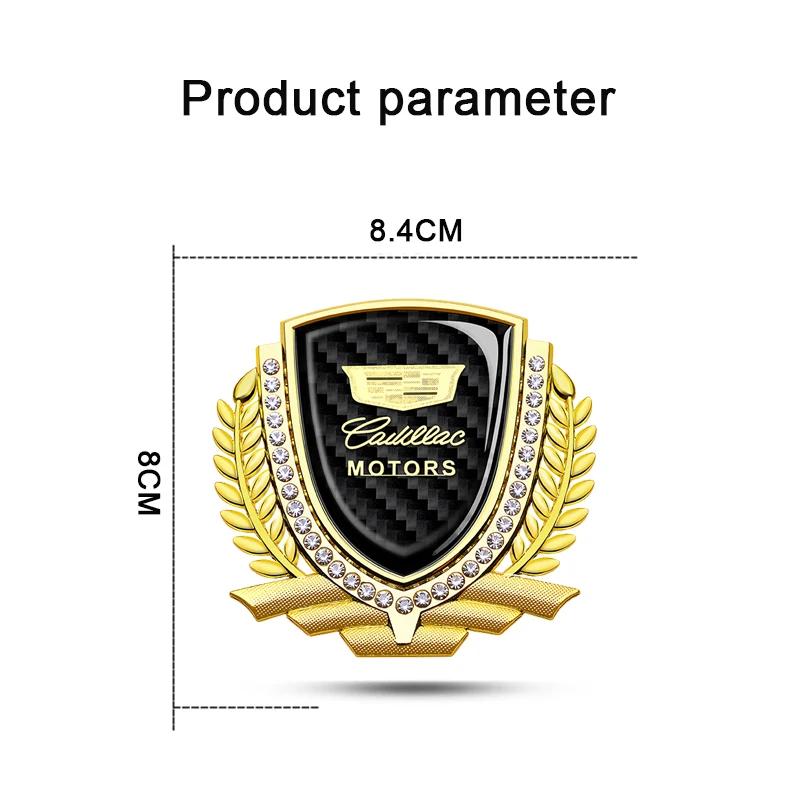 Cadillac Логотип Наклейка на Автомобиль Значок для Seville XT4 CT4 CT5 ATS SLR STS EXT CTS Escalade Coupe Боковой Эмблема Автомобиля Внешние Аксессуары