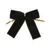 12pcs Small Velvet Bow Christmas Tree Decoration Soft Bowknot Hanging Enhances Holiday Atmosphere for DIY Use for Christmas Party Family Wedding