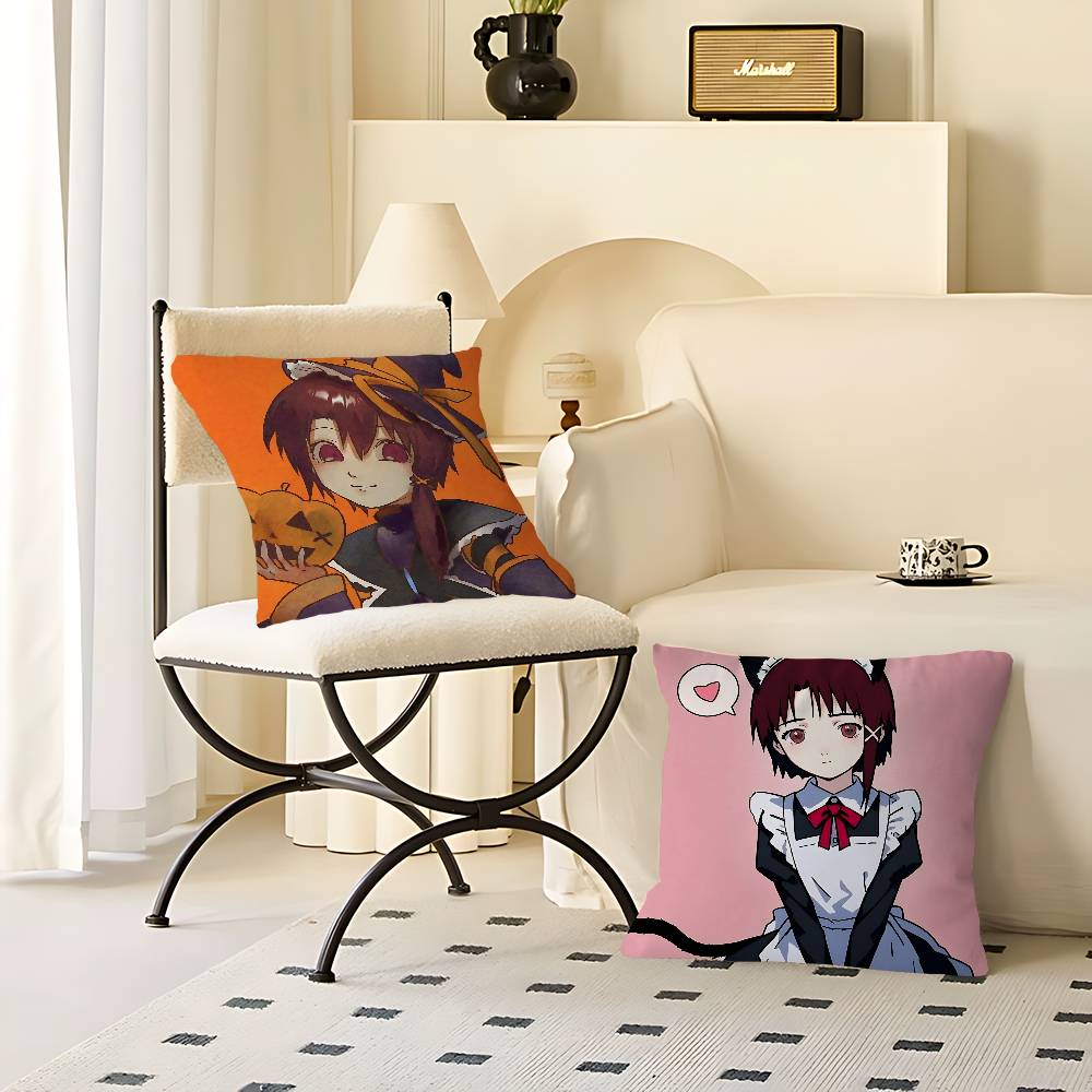 Serial Experiments LainS Maple Design Cushion Cover Happy Autumn Harvest Decor Holiday Decorati Pillow Cover