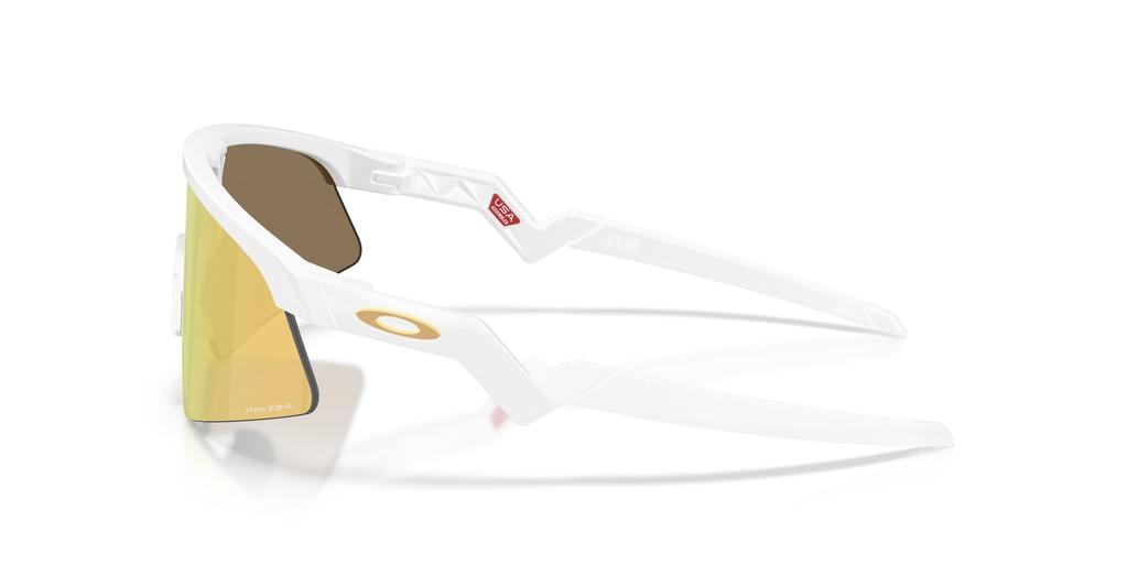 Oakley Солнцезащитные очки Resistor Sweep Матовый белый Prizm 24K 90151128 0OJ9015, 128 мм, Золотой,