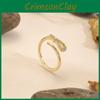 Unique Geometric Open Ring With Chic Bow For Women Stylish Accessories 2024