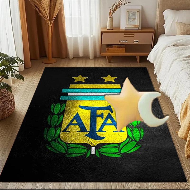 Argentina Football club Printed Office Carpet Chair Cushion  Entryway Rug, Rugs for Living Room, Bedroom Christmas gifts