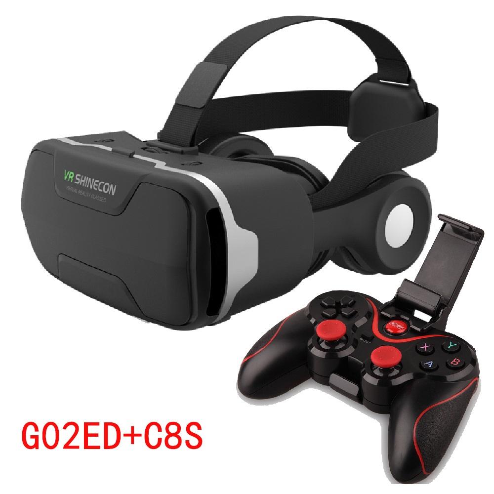 Очки виртуальной реальности VR, 3D-очки, VR-гарнитура Google Cardboard, Поддержка игровых контроллеров