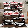 Забавный шоколадный плед N-Nutella для дивана, комнаты, микрофибра, постельный плед, офис, путешествия, подарок, дом