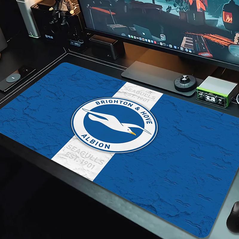 Brighton & Hove Albion Color Mouse Pad Large Gaming Table Cushion Non-slip Laptop Tablet Big Mousepad XXL Mat Mini PC Playmat With Lock edge