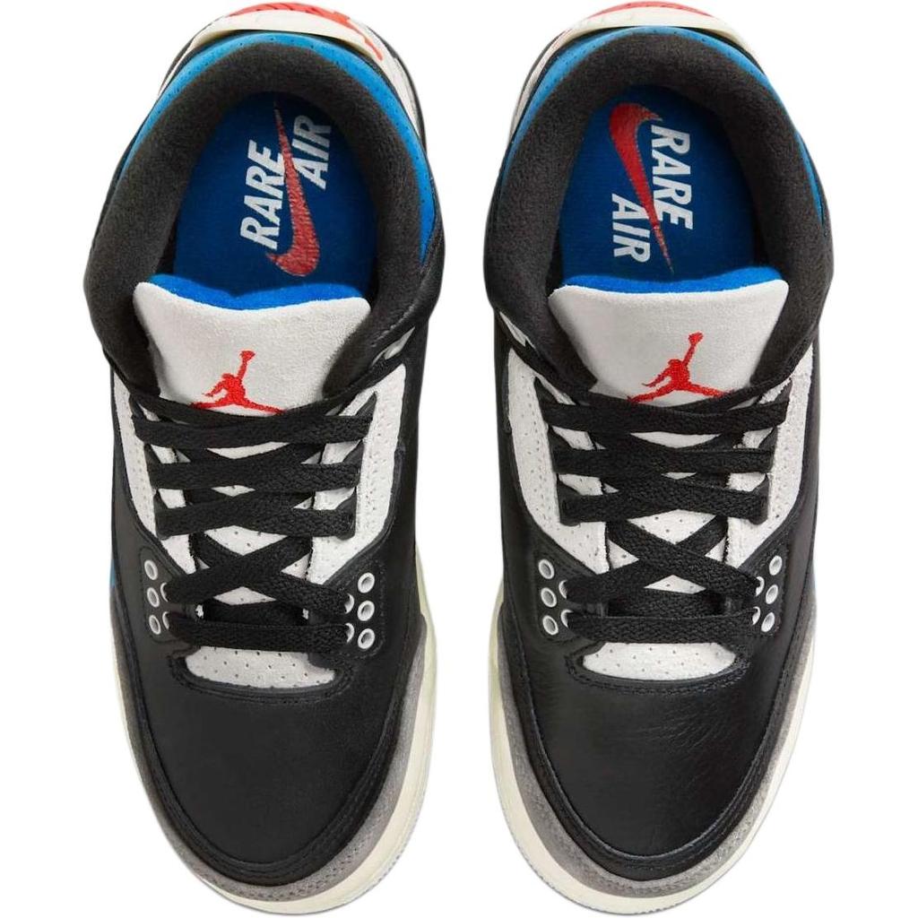 (GS) Air Jordan 3 Retro 'Black Military Blue' Детские IB8968-004
