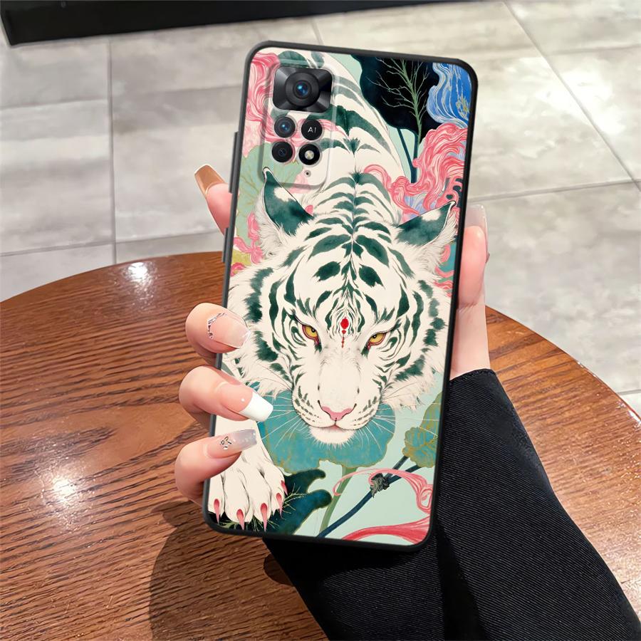 Крутой чехол-бампер с тигром для Xiaomi Redmi Note 7 8 13 Pro Plus 10S 9S 9 10 14 11 12 Pro 11s 12s