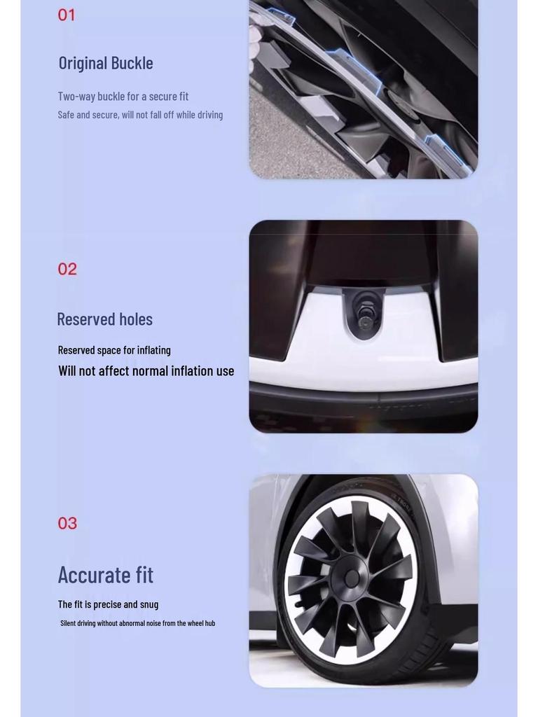 Защитное кольцо для 20-дюймового колпака колеса для Tesla Model Y: Защитная накладка на обод с полным покрытием, устойчивая к царапинам