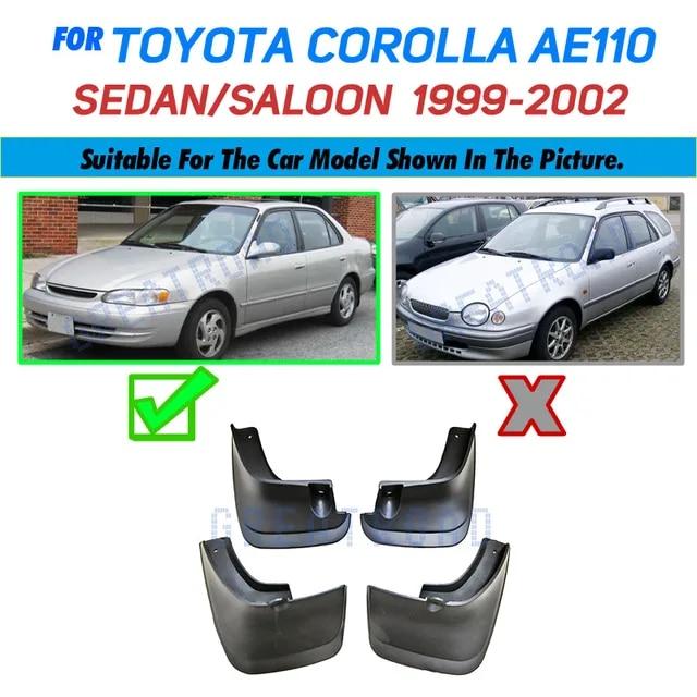 Передние и задние брызговики для Toyota Corolla AE110 1999 2000 2001 2002 Брызговики