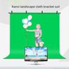 PULUZ 3*6m Green Photography Background for Studio and Portraits - Cutout Ready Cloth